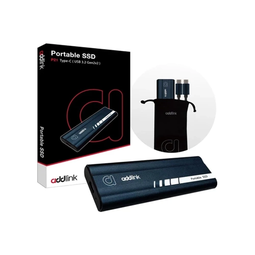 ADDLINK AD1TBP21B2K 1TB Portable SSD With TC to TC cable R:2000 W:1950