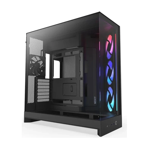 NZXT CM-H92FB-R1 H9 Flow RGB 2025 Dual Chamber Mid Tower Case Black