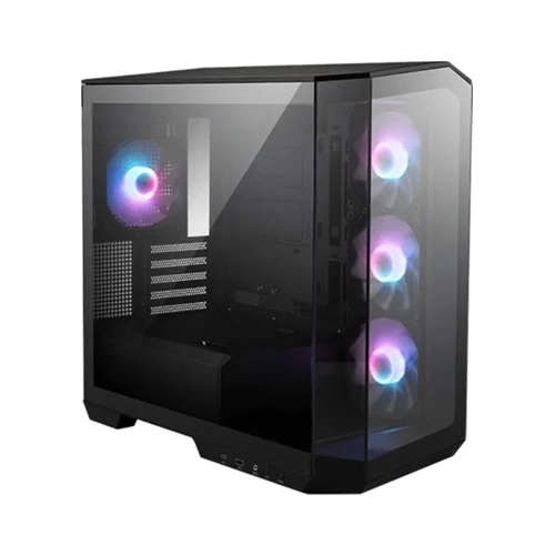 MSI MAG PANO M100R PZ B65 TEMPERLİ CAM 3X120MM 1X120MM ARGB FAN 650W BRONZ PANORAMİK SİYAH KASA