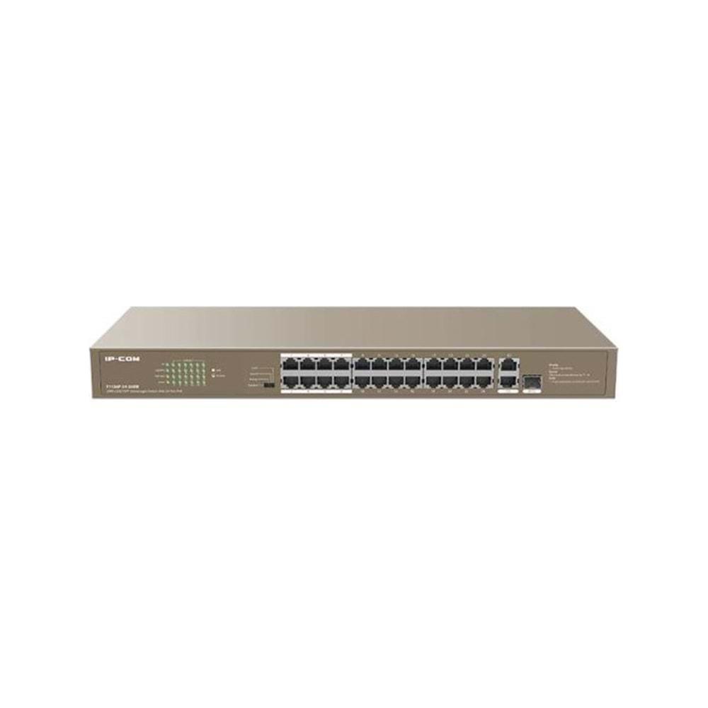 Ip-com F1126P-24-250W 24 PORT 10/100+ 2XRJ45/1X1GB SFP Rackmount Switch