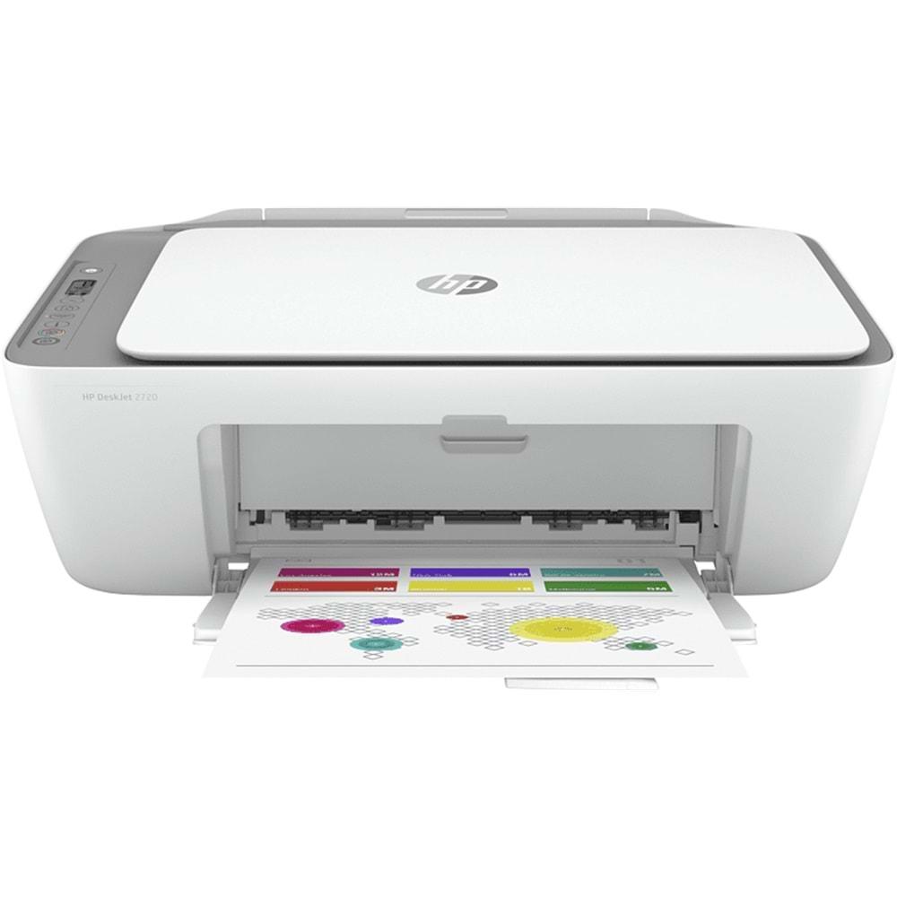 HP Deskjet 2720 Renkli Inkjet MFP A4 Yazıcı 3XV18B