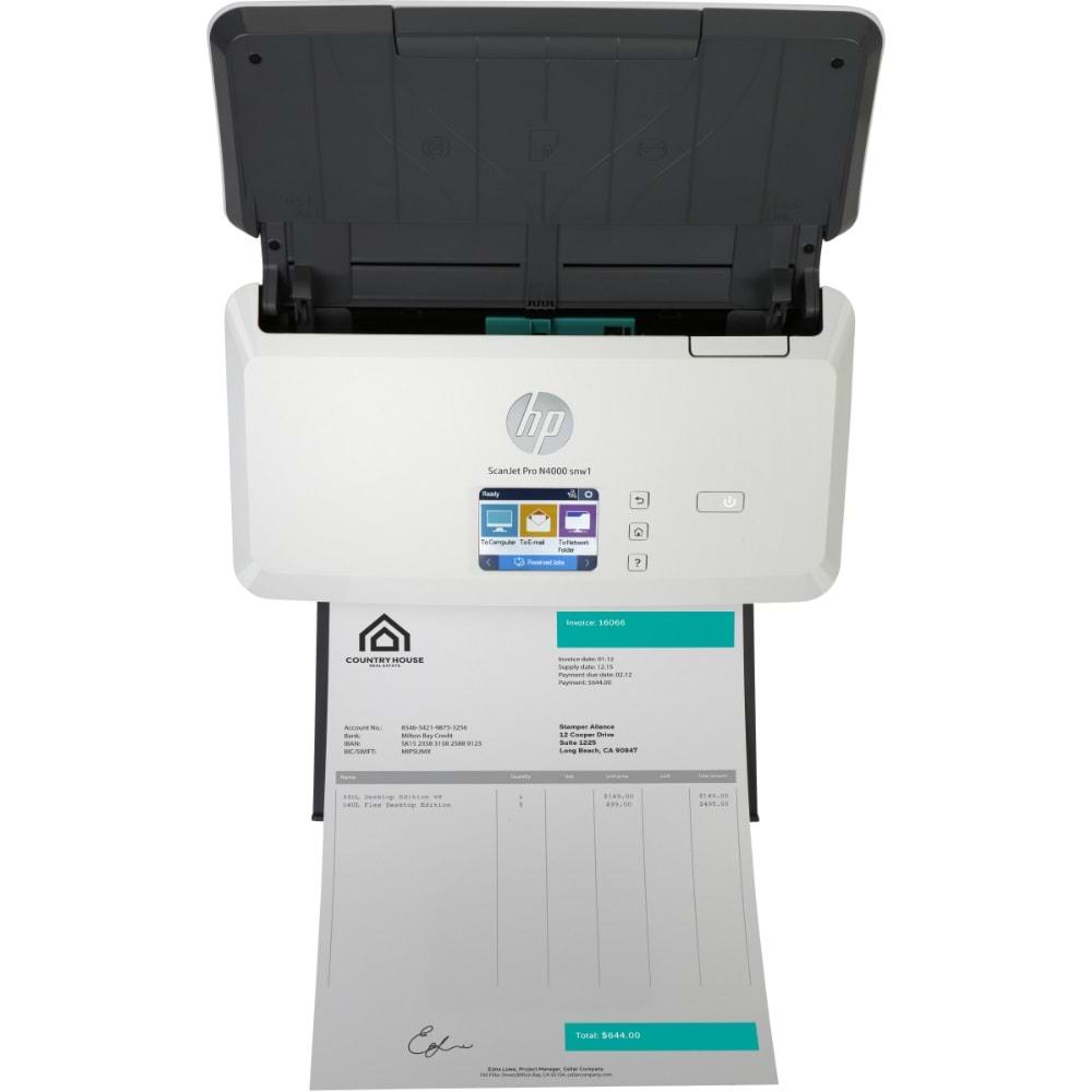 HP ScanJet Pro N4000 snw1 Network+WiFi A4 Doküman Tarayıcı 6FW08A