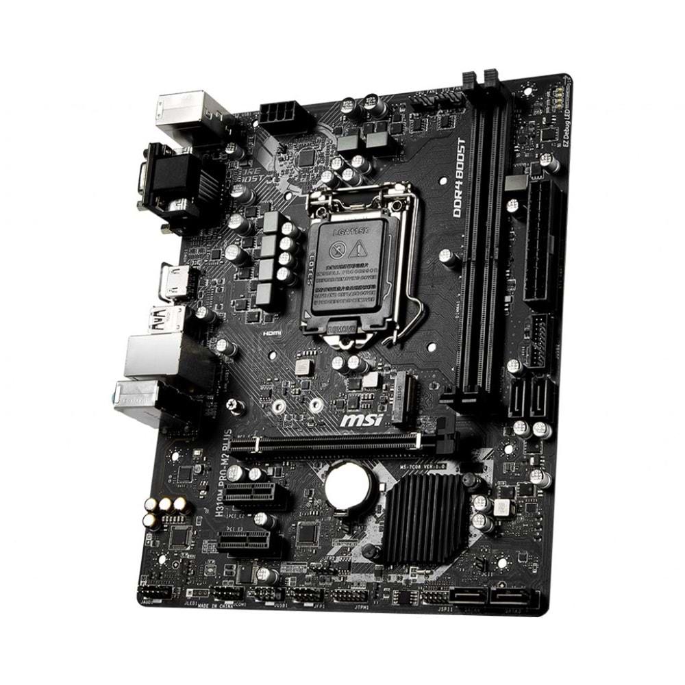 Msi H310M PRO-M2 PLUS H310 DDR4 USB3.1 HDMI/DVI/VGA 1151p Anakart