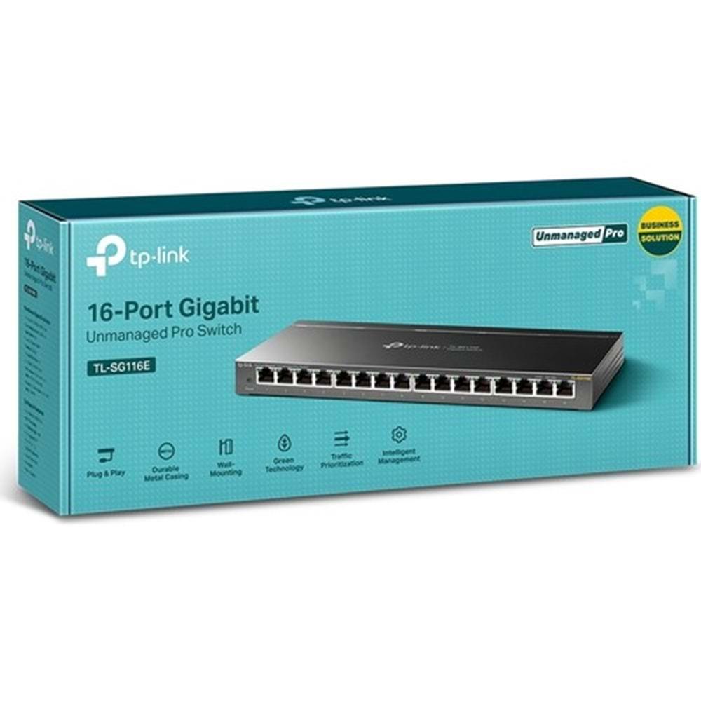 TP-Link TL-SG116E 16 Port 10/100/1000Mbps Switch