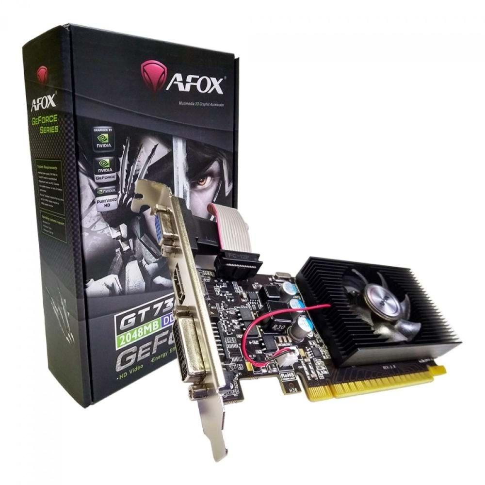 Afox Geforce GT730 2GB DDR3 128BIT DVI HDMI VGA Ekran Kartı AF730 2048D3L6