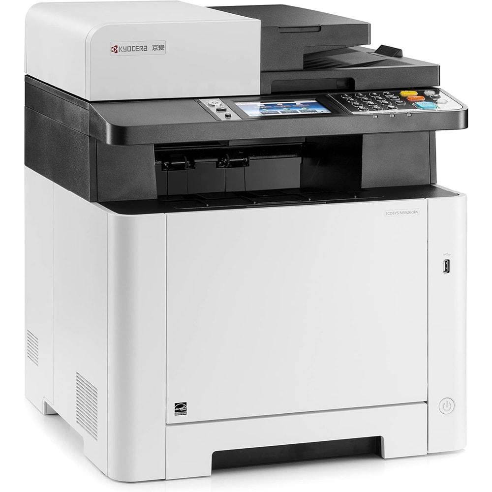 Kyocera Ecosys M5526cdw Yaz-Tar-Fot-Fax Renkli Laser 26ppm Dublex WiFi Eth.