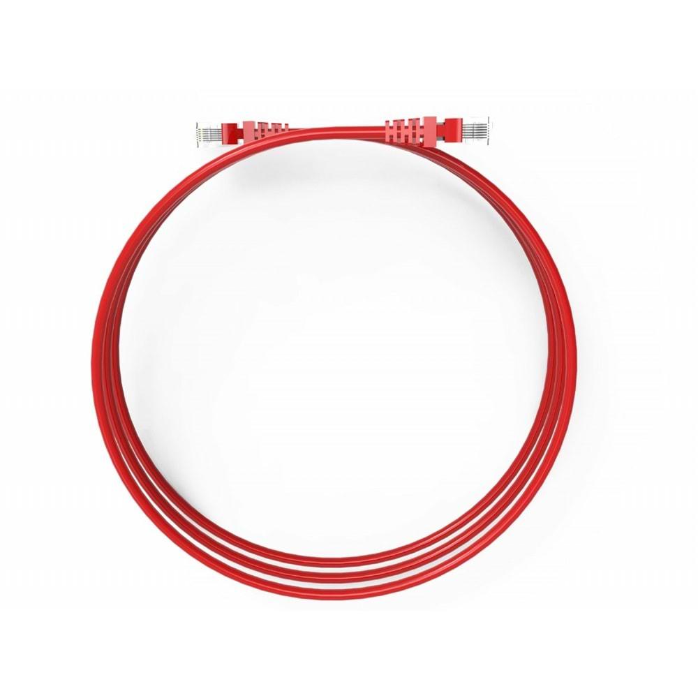 Inca ICAT6-0.50K CAT6 0.50cm Kırmızı Patch Kablo