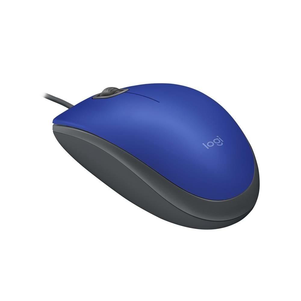 Logitech M110 Mavi Sessiz Optik USB Mouse 910-005488