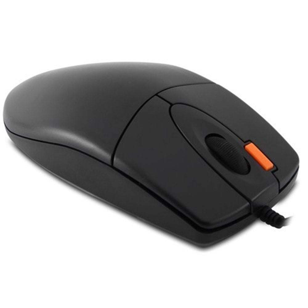 Everest SM-601 USB Siyah Optik Kablolu Mouse