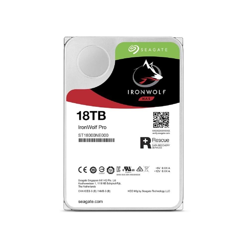 Seagate ST18000NT001 18TB 7200RPM 256MB Ironwolf Pro HDD