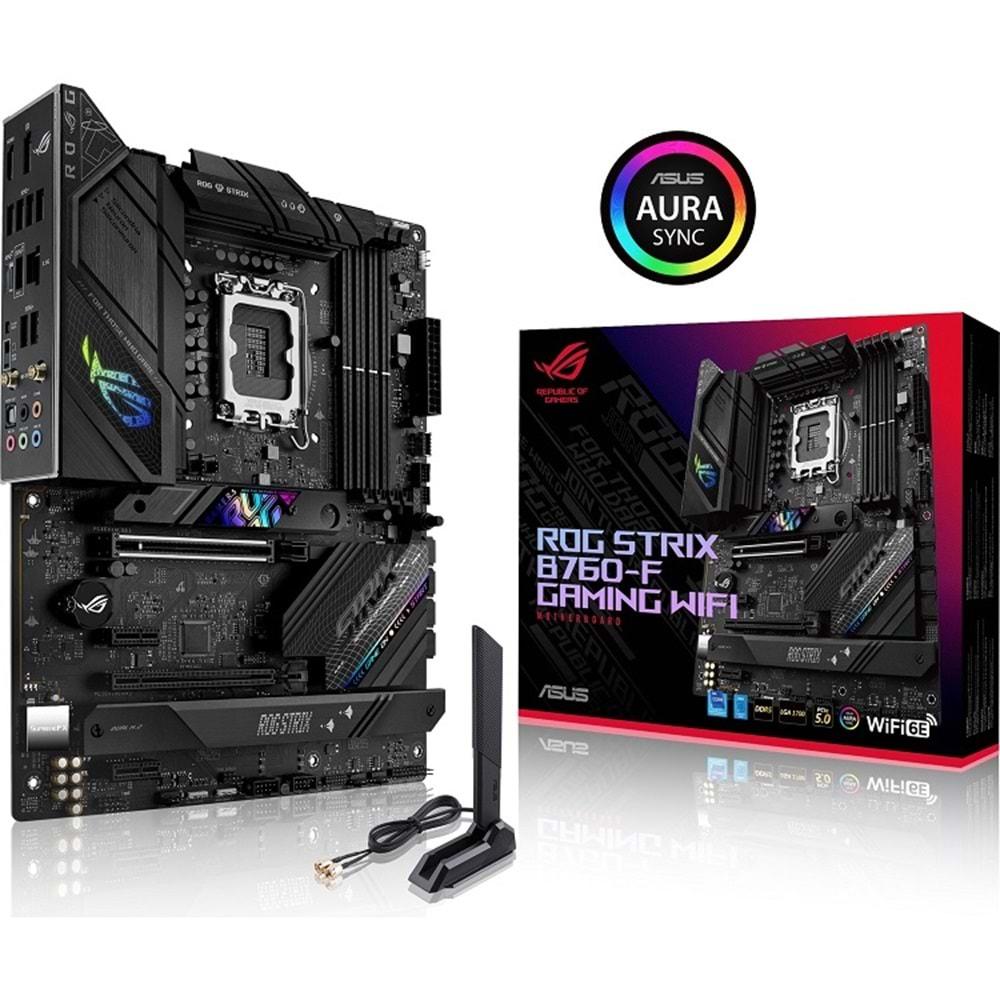 Asus ROG STRIX B760-F Gaming Wifi DDR5 M.2 DP/HDMI PCI 5.0 1700p Anakart