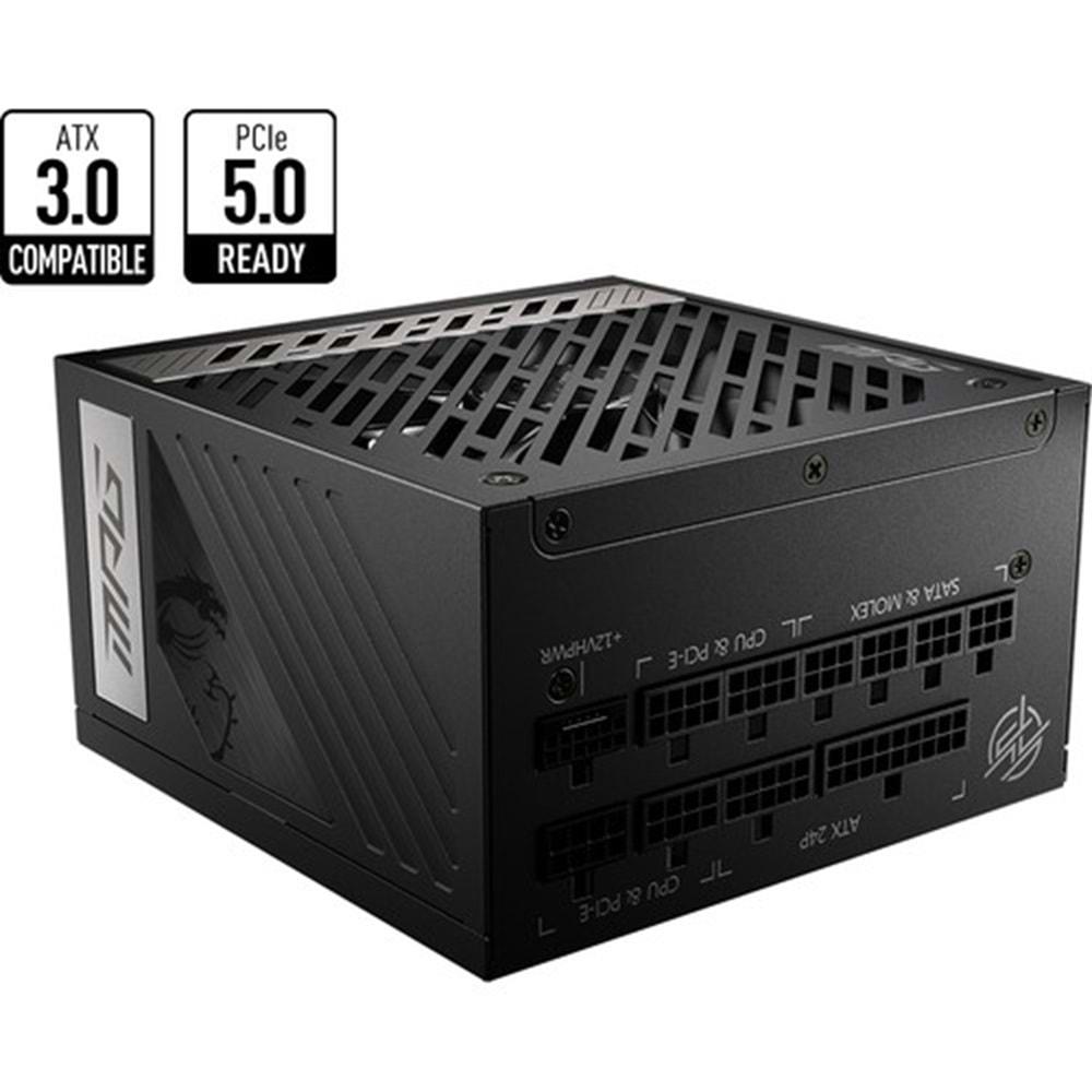 Msi Mpg A1000G Pcies 1000W 80+ Gold Power Supply