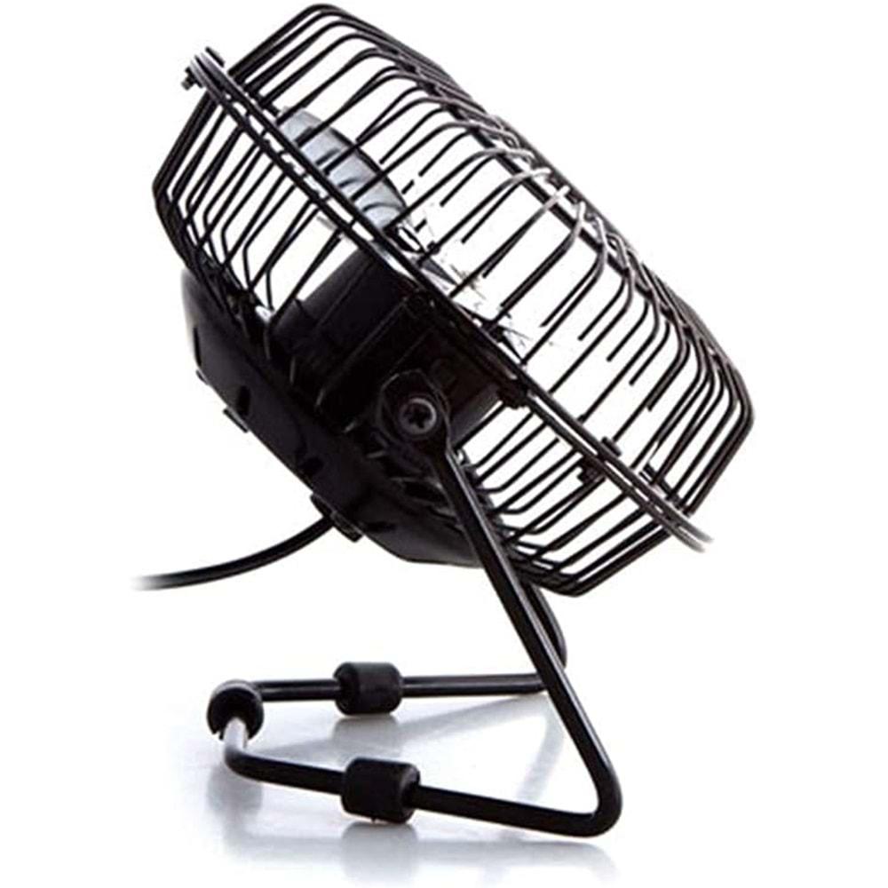 Everes EFN-482 Masaüstü Siyah Metal Usb Fan