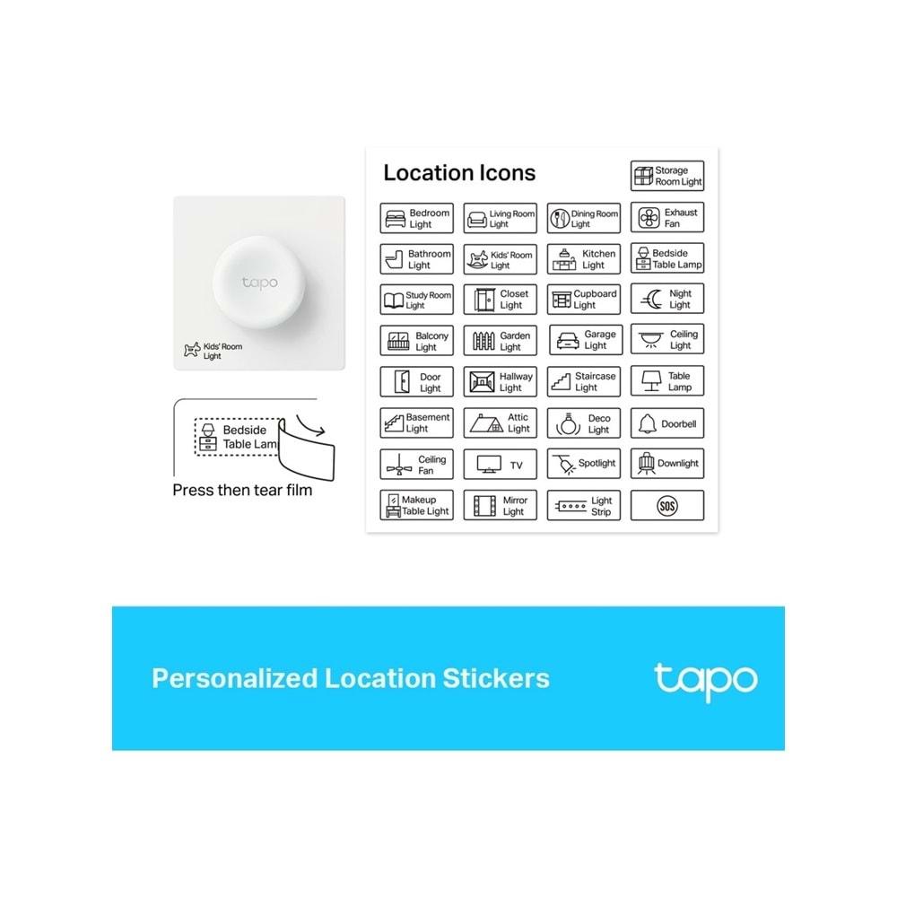 TP-Link Tapo S200D Akıllı Kablosuz Işık Anahtarı