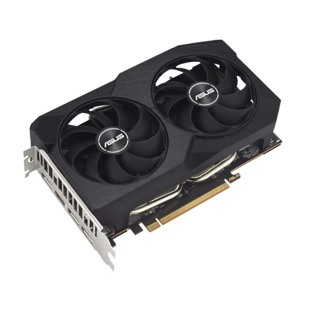 Asus DUAL-RX7600-O8G-V2 8GB 128Bit GDDR6 DP/HDMI PCI 4.0 Ekran Kartı