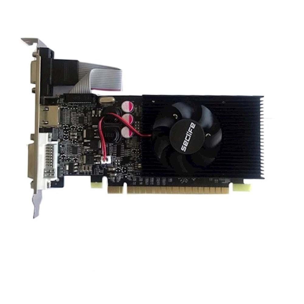 Seclife Geforce GT210 LP 1GB DDR3 64Bit 1XVGA 1XHdmi 1XDp Ekran Kartı