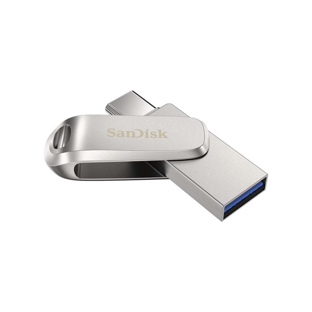 Sandisk Ultra Dual Drive Luxe SDDDC4-512G-G46 USB Type-C 512Gb Flash Sürücü
