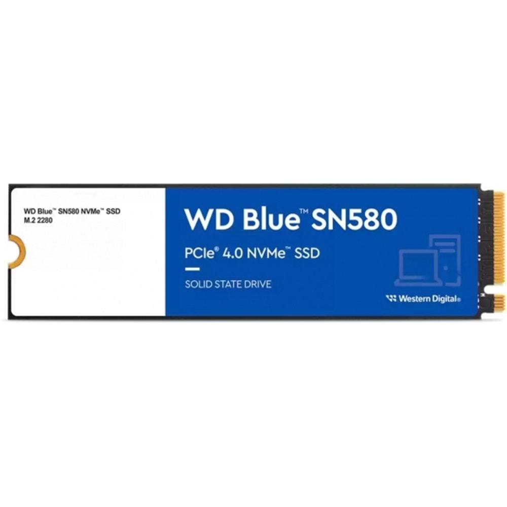 WD 500GB WD Blue M.2 NVMe SN580 GEN4 WDS500G3B0E 4000/3600MB/s SSD