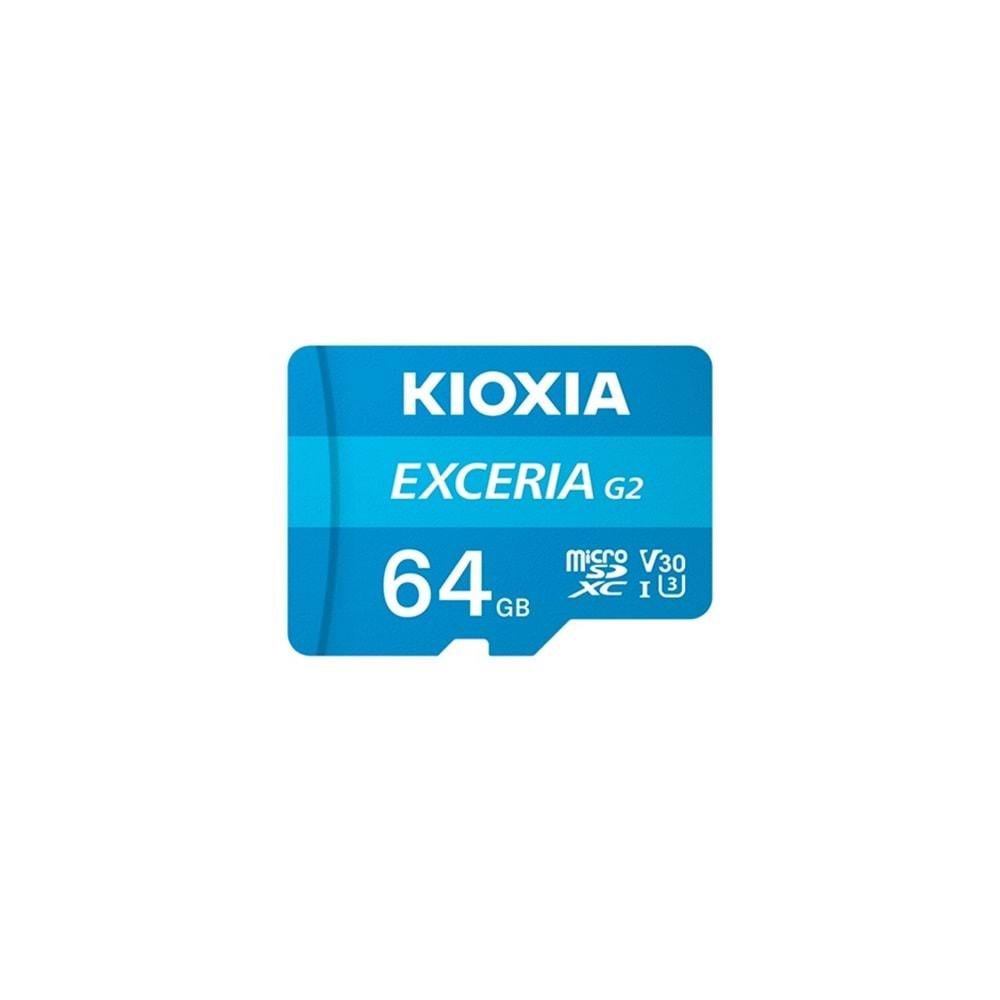 Kioxia 64GB Micro SDXC 100MB/s LMEX2L064GG2 Hafıza Kartı