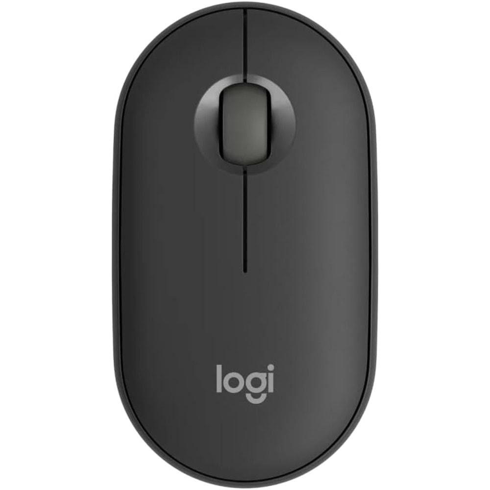 Logitech PEBBLE 2 M350S Kablosuz Bluetooth Sessiz Optik Mouse Gri 910-007015