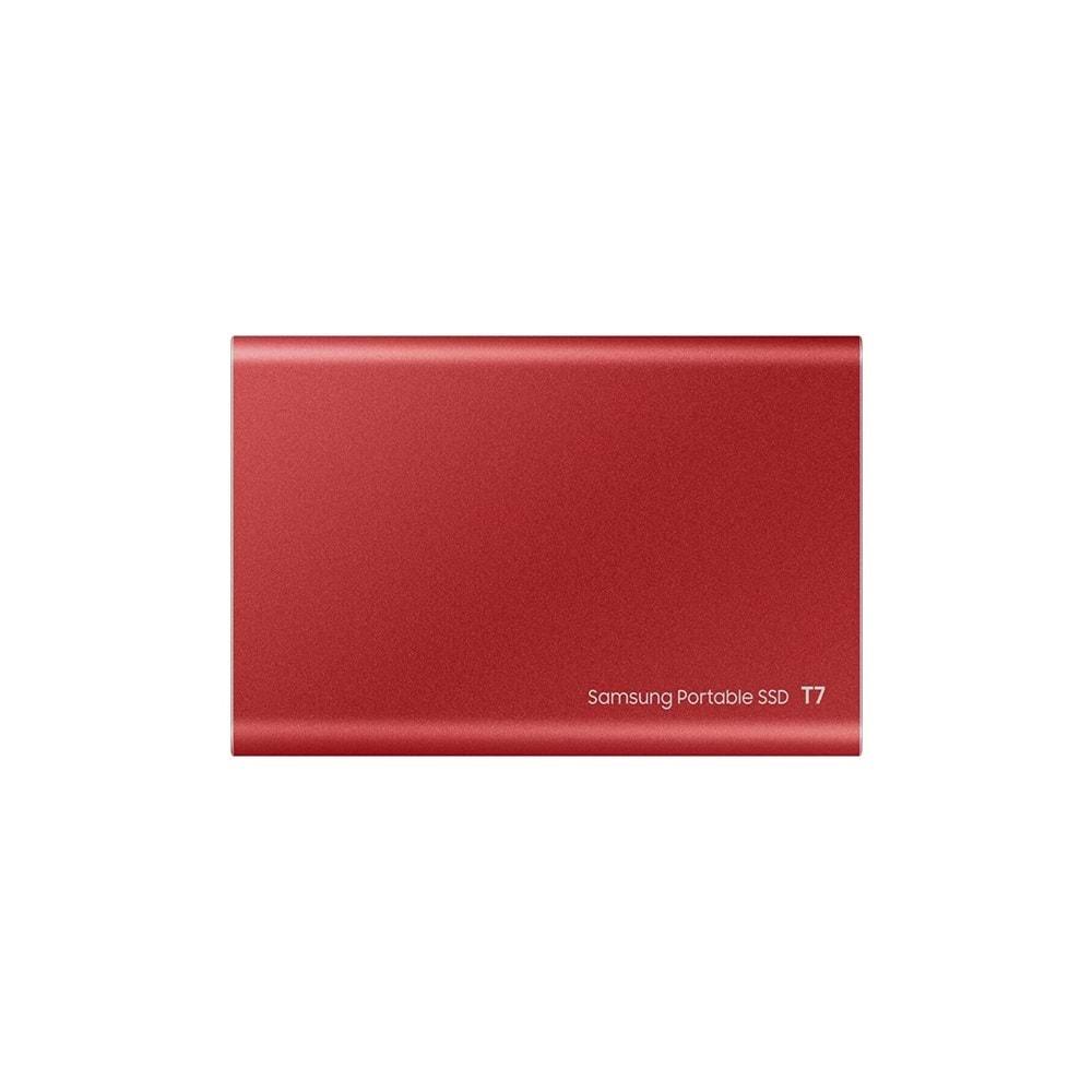 Samsung T7 500GB Usb3.2 Gen2 Kırmızı Taşınabilir Disk