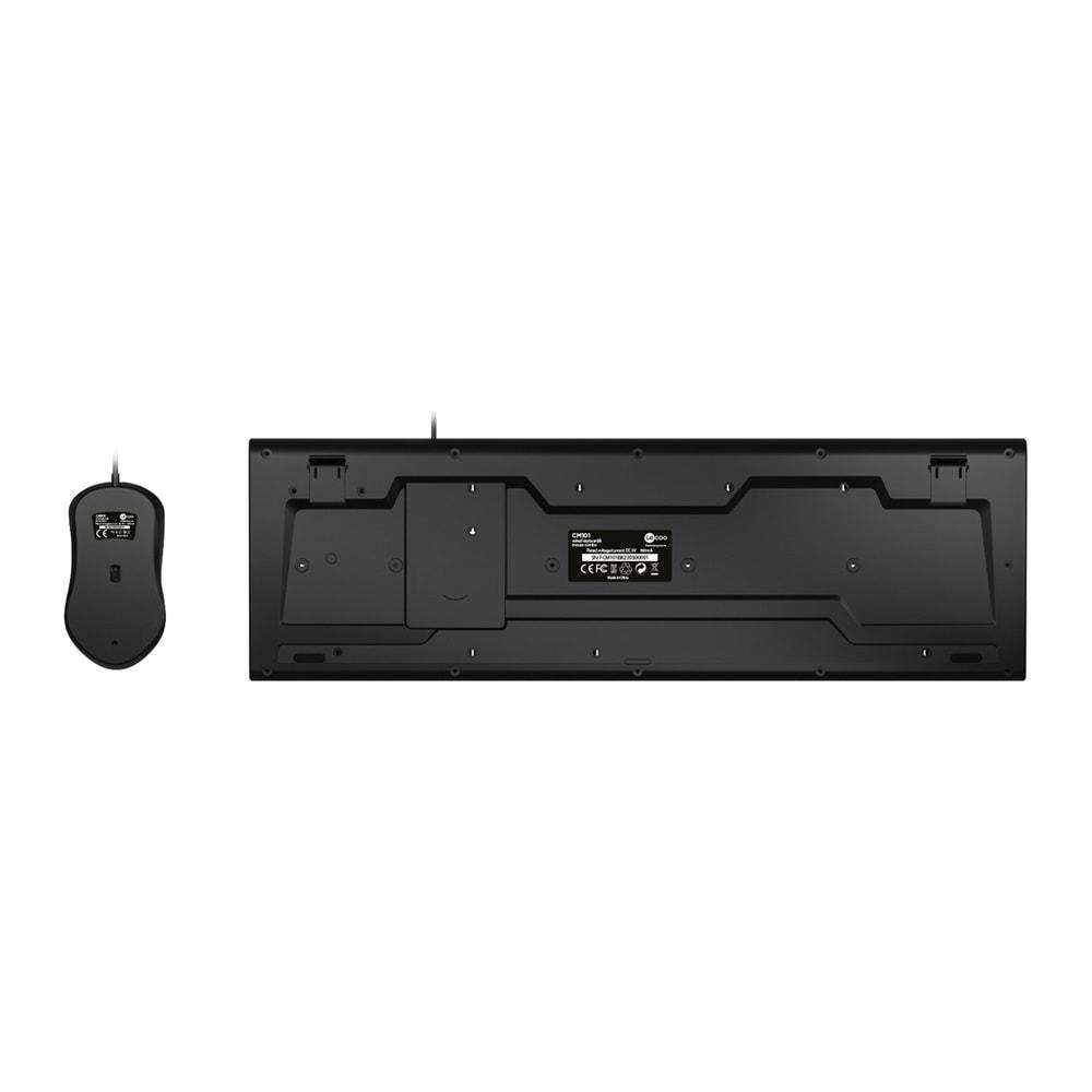 Lenovo Lecoo USB Kablolu TR Q Klavye Mouse Set Siyah CM101-S