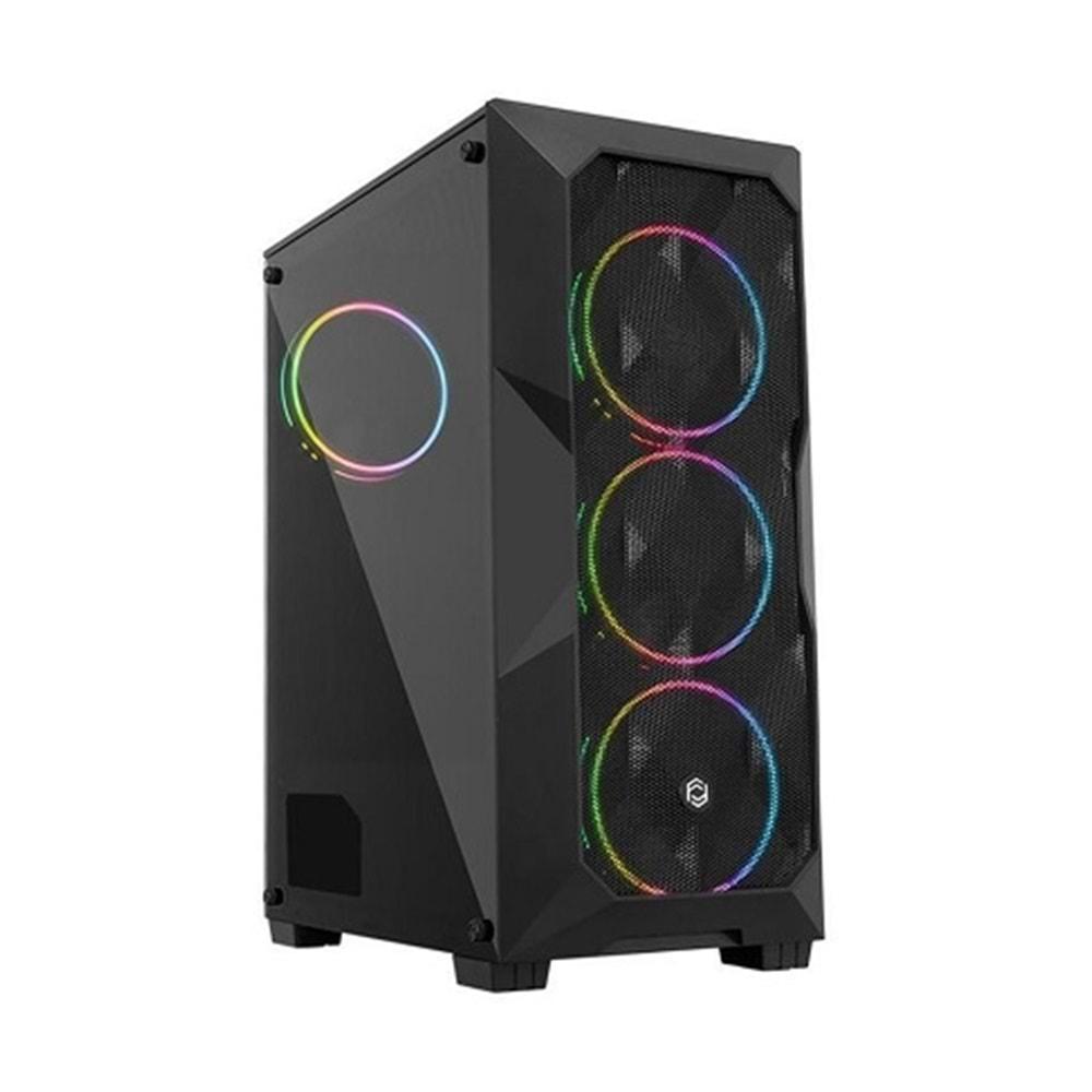 Frisby FC-9425G PSU Yok Double Slim RGB Fan Mesh Kasa