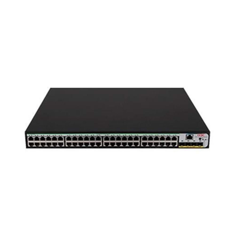 H3C 9801A41D S5120V3-52S-LI 48 Port Gigabit + 4x 10GB SFP+ 1x Console Port Yönetilebilir Rackmount Switch