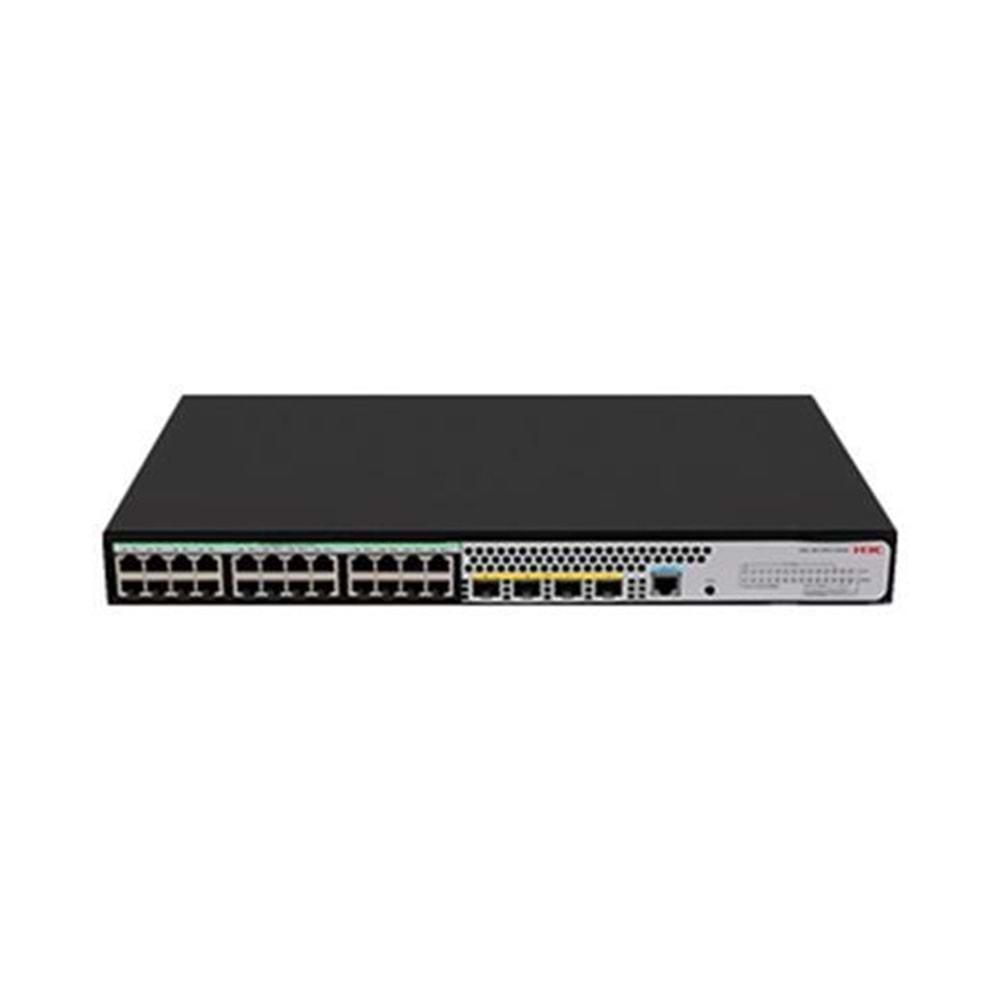 H3C 9801A41C S5120V3-28P-LI 24 Port Gigabit + 4x1GB SFP 1xConsole Port Yönetilebilir Rackmount Switch