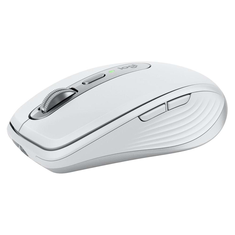 Logitech MX Anywhere 3S Kompakt 8000 DPI Optik Sensörlü Sessiz Bluetooth Kablosuz Mouse - Beyaz 910-006930