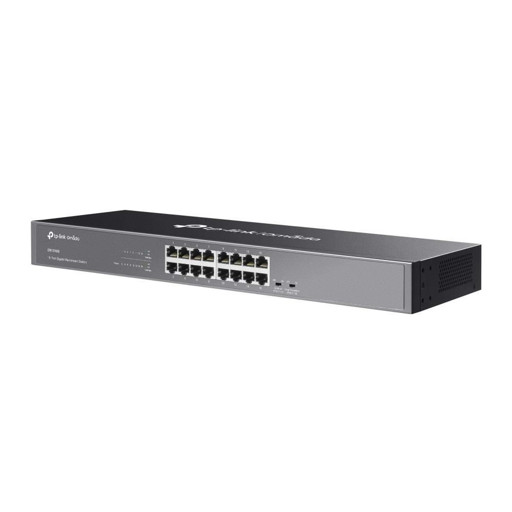 TP-Link Omada DS1016G 16 Port Gigabit Yönetilemez Metal Kasa Rackmount Switch