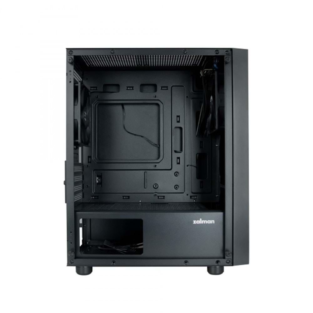 Zalman T3 Plus PSU Yok USB 3.0 2x120mm ATX Mini Tower Siyah Kasa