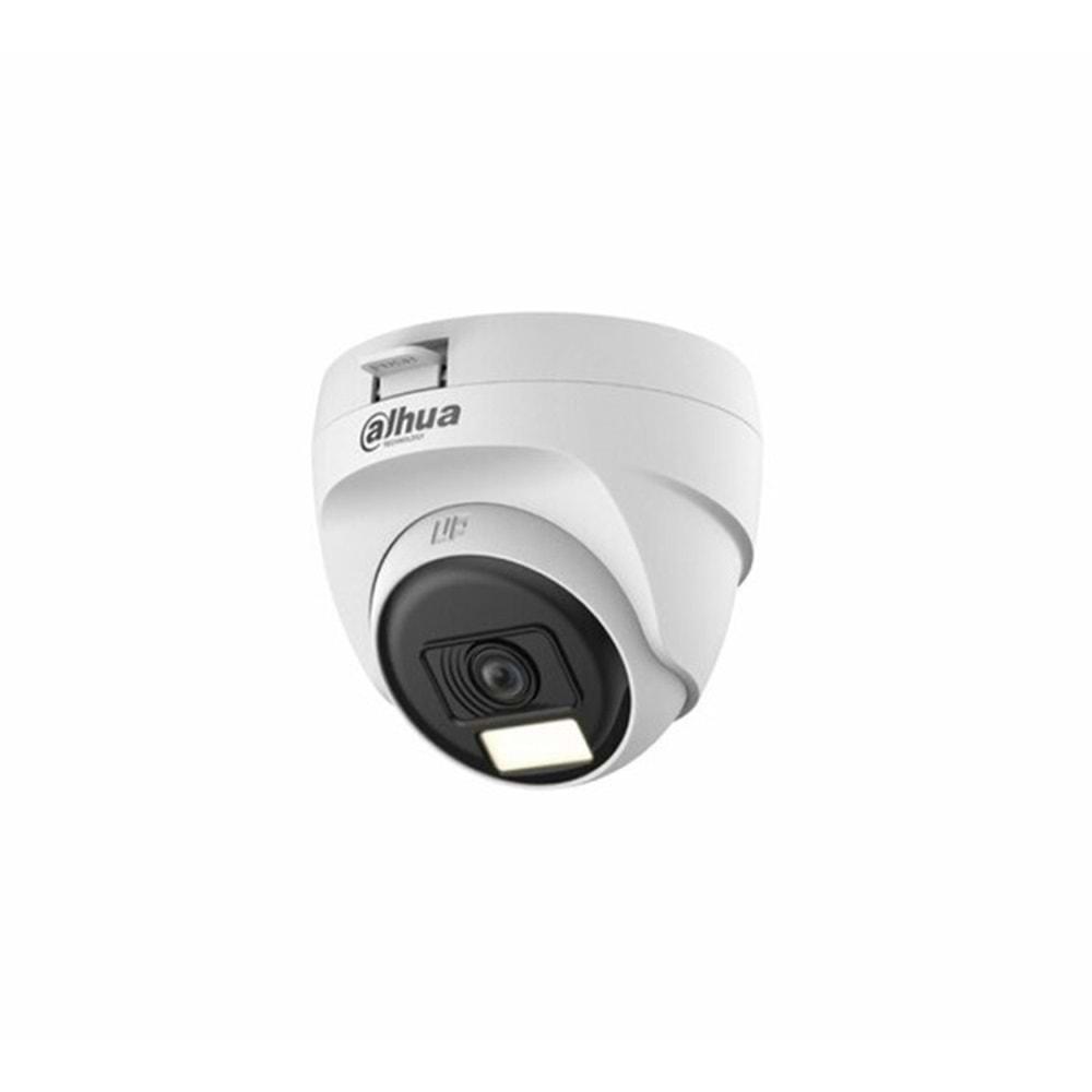 Dahua HAC-T1A21-U-IL 2MP 2.8mm Akıllı Çift Işık 25mt IR Dome HDCVI Kamera