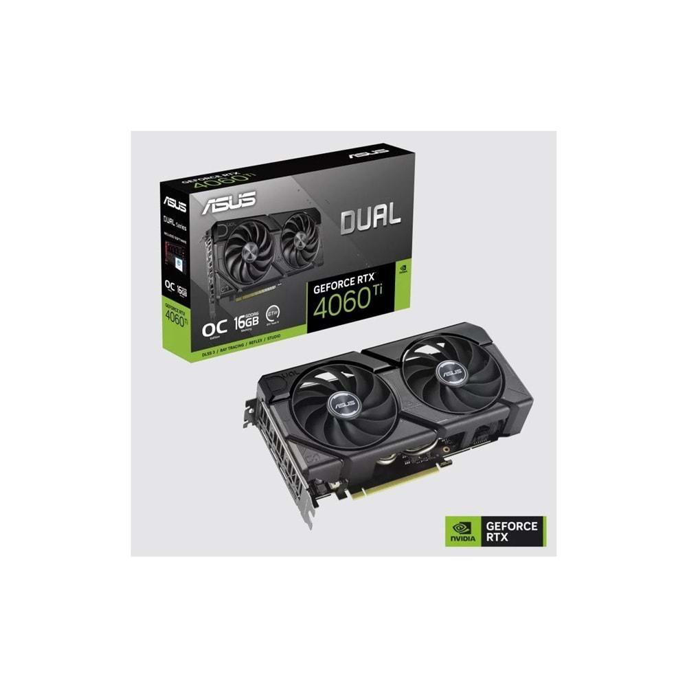 Asus Dual-RTX4060TI-O16G-EVO GDDR6 HDMI DP128BIT