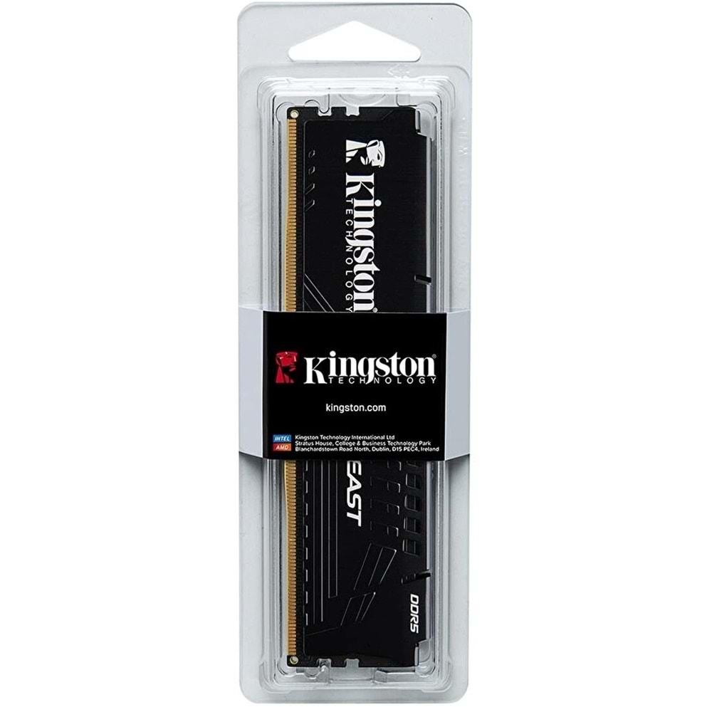 Kingston 32GB DDR5 5600Mhz CL36 DIMM KF556C36BBE-32TR Beast Soğutuculu 1x32G