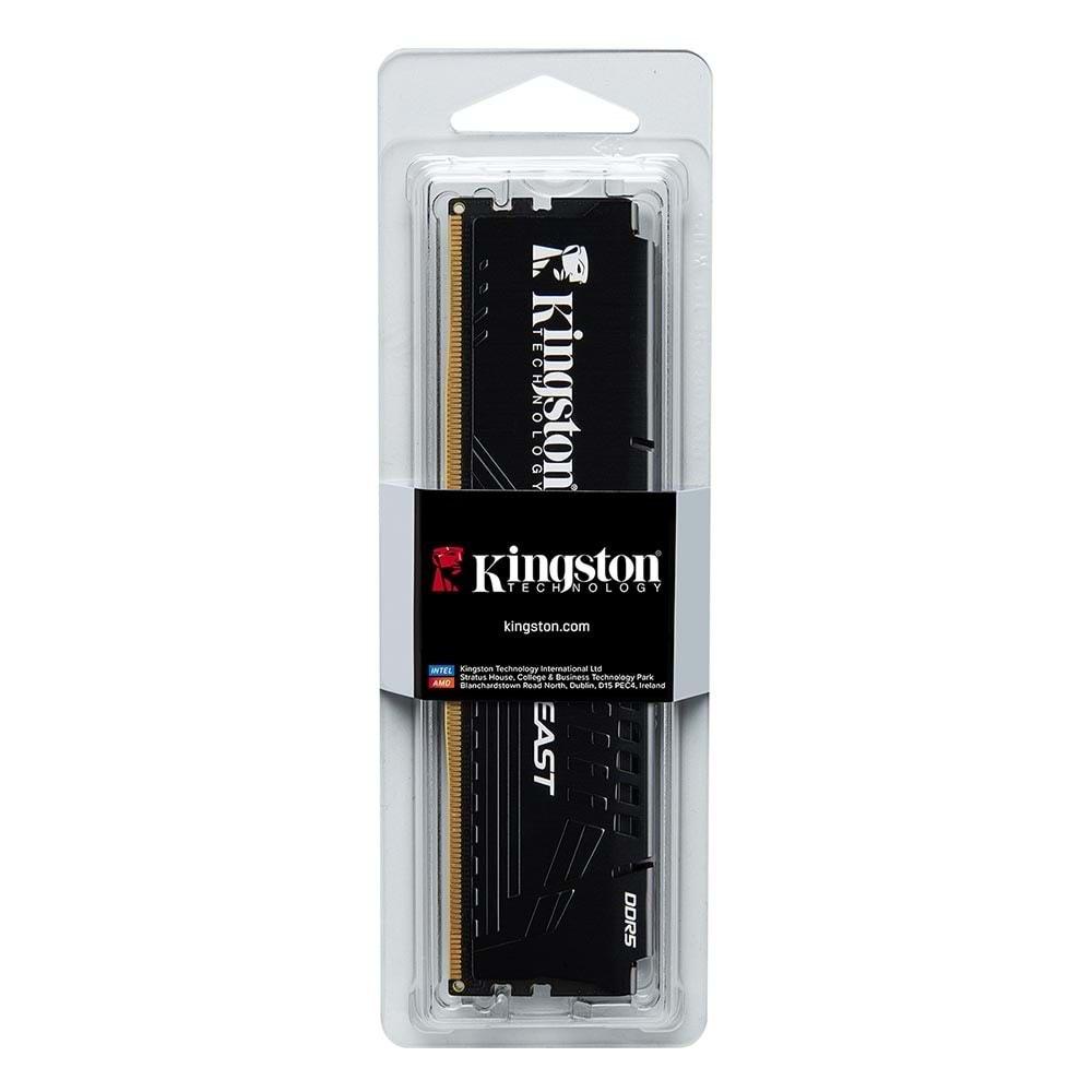 Kingston 16GB DDR5 5200Mhz CL36 DIMM KF552C36BBE-16TR Beast Soğutuculu