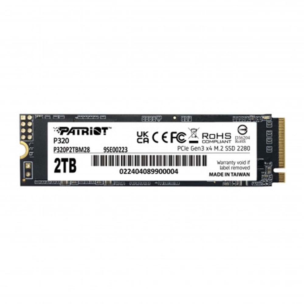 Patriot P320 2TB 3000/2200MB/s NVMe M.2 SSD Disk