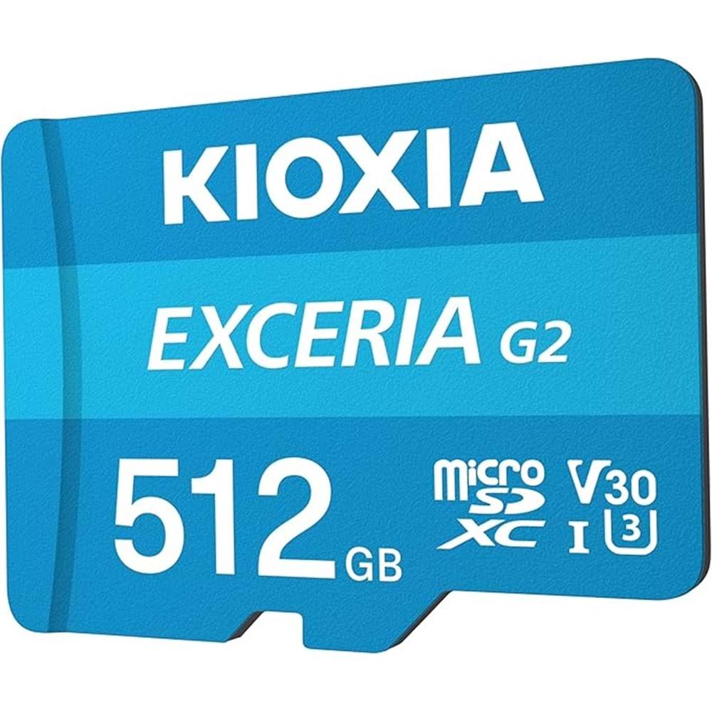 KIOXIA 512GB Micro SDHC G2 4K 100MB/s LMEX2L512GG2