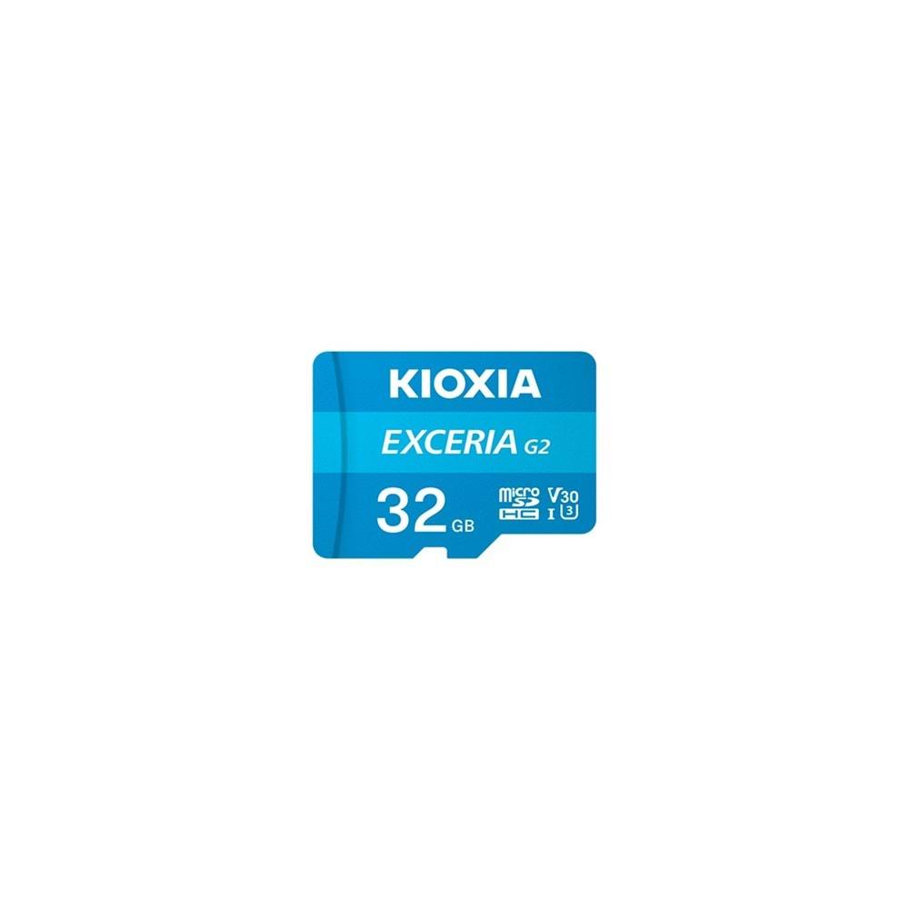 KIOXIA 32GB Micro SDHC G2 4K 100MB/s LMEX2L032GG2