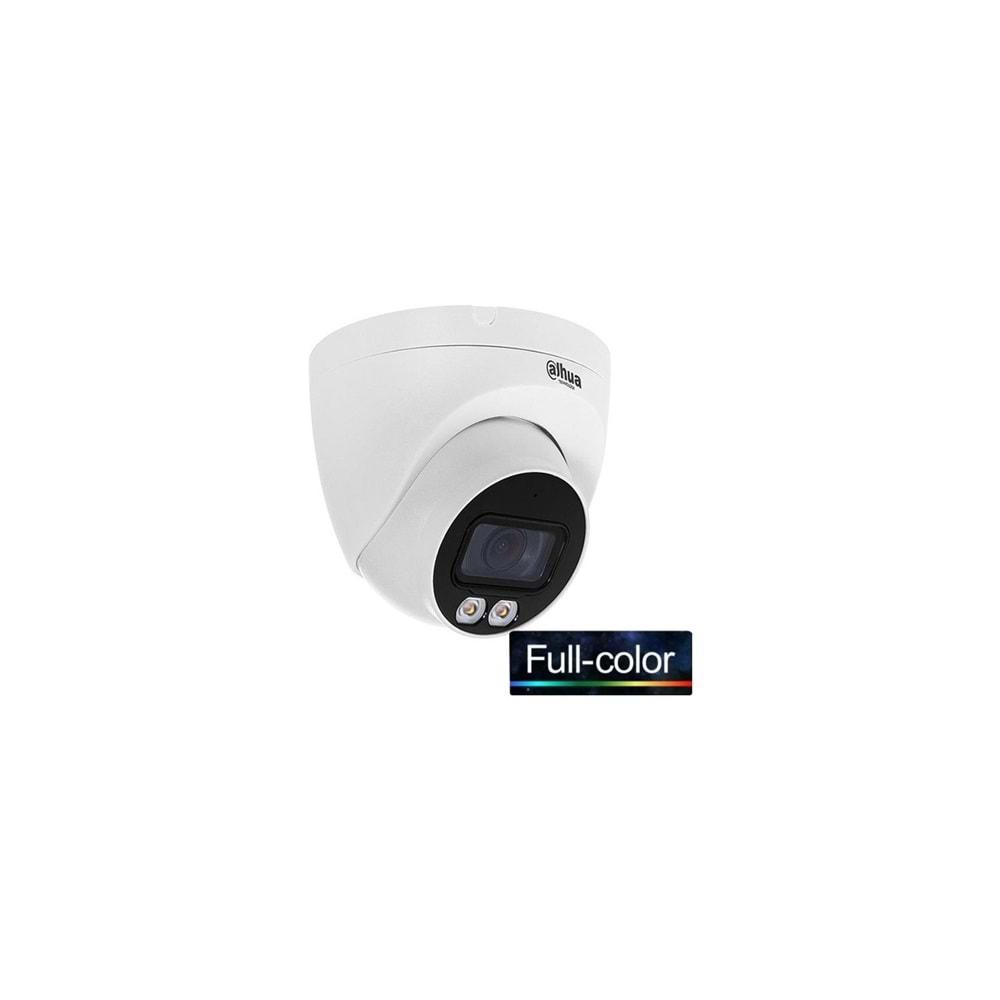 Dahua IPC-HDW2249T-S-IL 2MP 2.8MM Fullcolor IP Dome Kamera (Akıllı İkili Aydınlatma,SMD+)