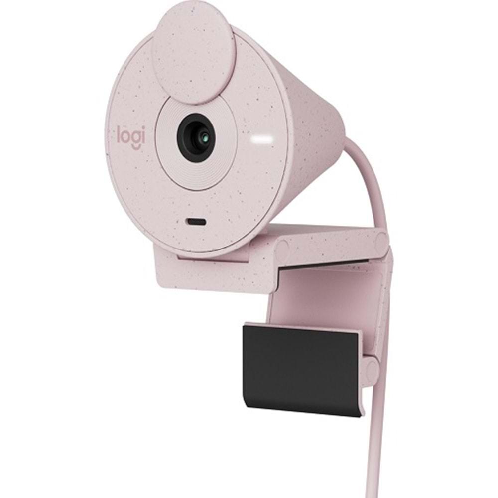 Logitech Brio 300 Webcam Pembe Full HD 960-001448