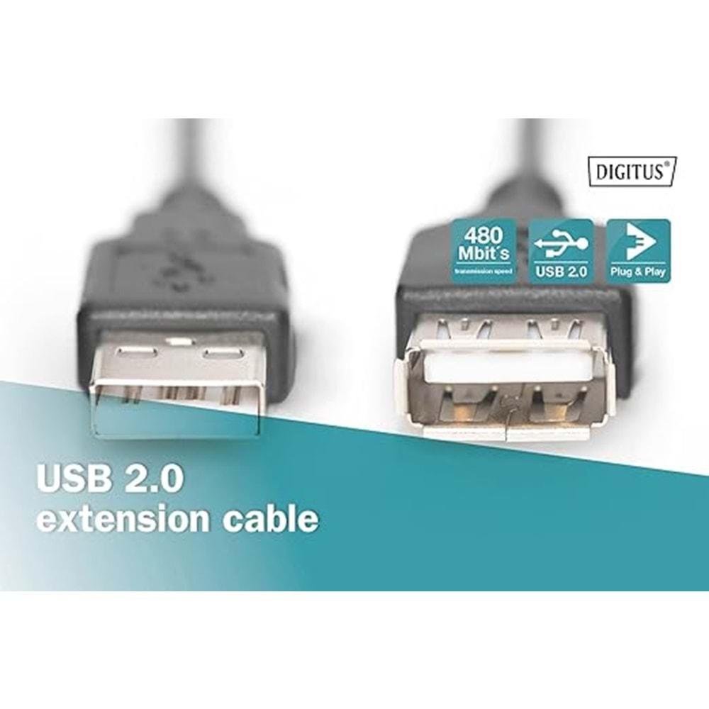 Digitus Yazıcı Kablosu Siyah USB 2.0 (1,8m)