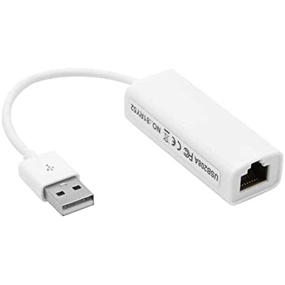 Digitus USB 2.0 Erkek to Ethernet(10/100) Çevirici