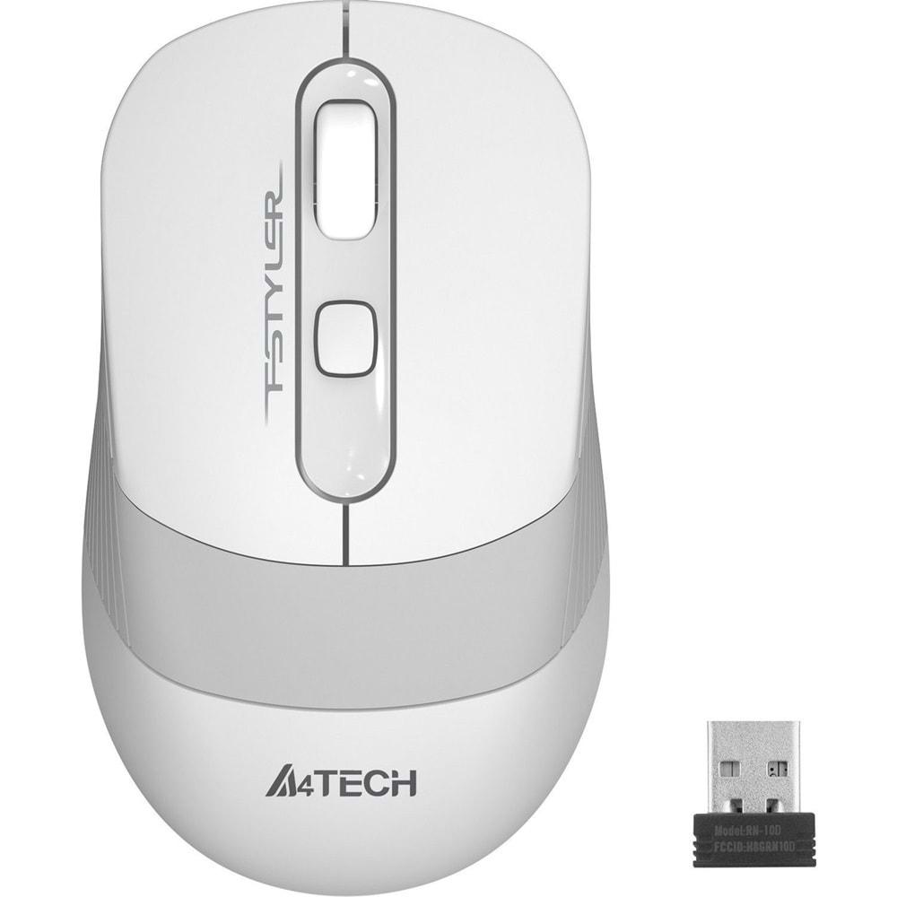 A4-Tech FG10 Beyaz Nano Kablosuz Optik Mouse