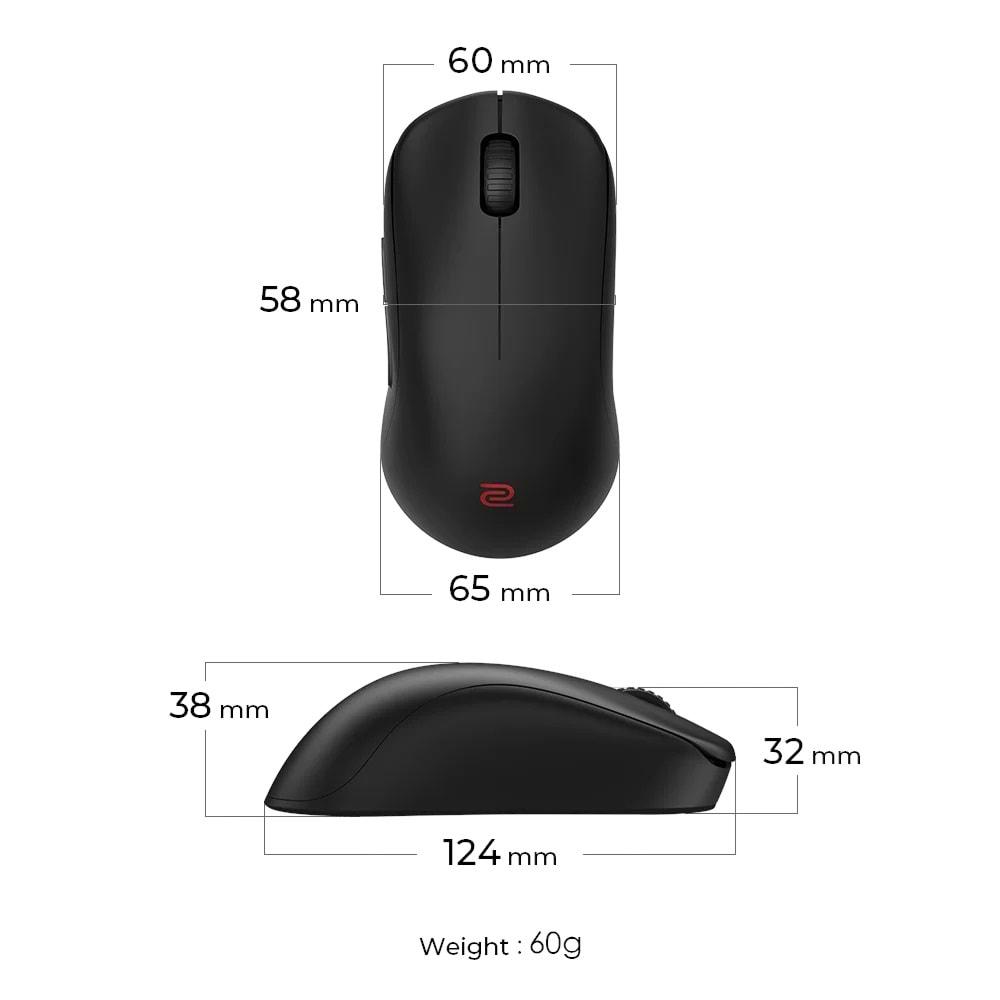 ZOWIE U2 Simetrik Orta boy Kablosuz Wriless Espor Oyuncu Mouse