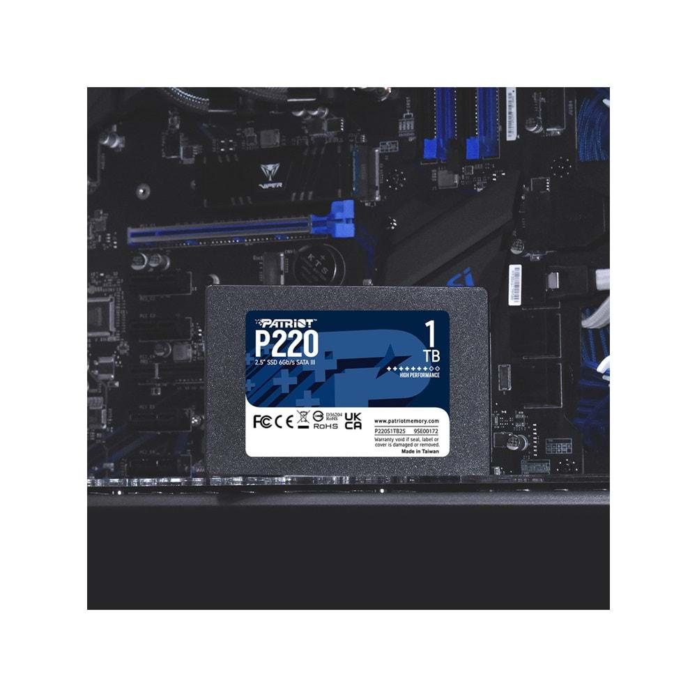 Patriot P220 1TB 550/500MB/s 2.5