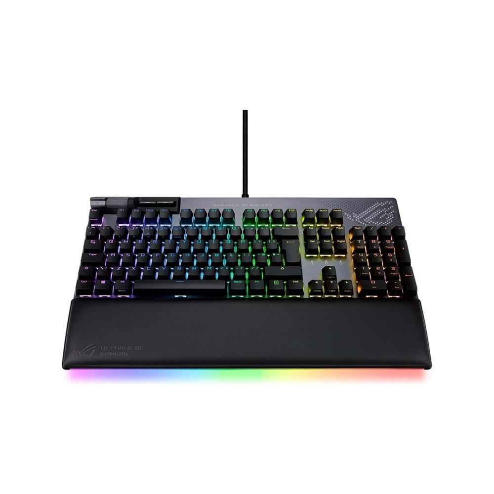 Asus ROG STRIX FLARE II RED ANIMATE/NX/TR RGB Oyuncu Klavyesi (MM Kon.USB BilekD