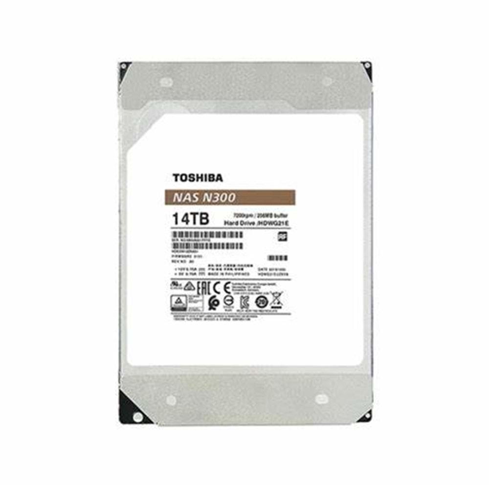 Toshiba N300 14TB 7200Rpm 512MB - HDWG51EUZSVA
