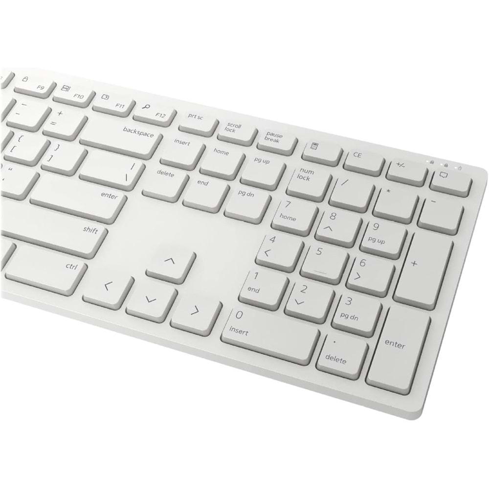 Dell Pro Wireless Keyboard and Mouse KM5221W Turkish QWERTY White