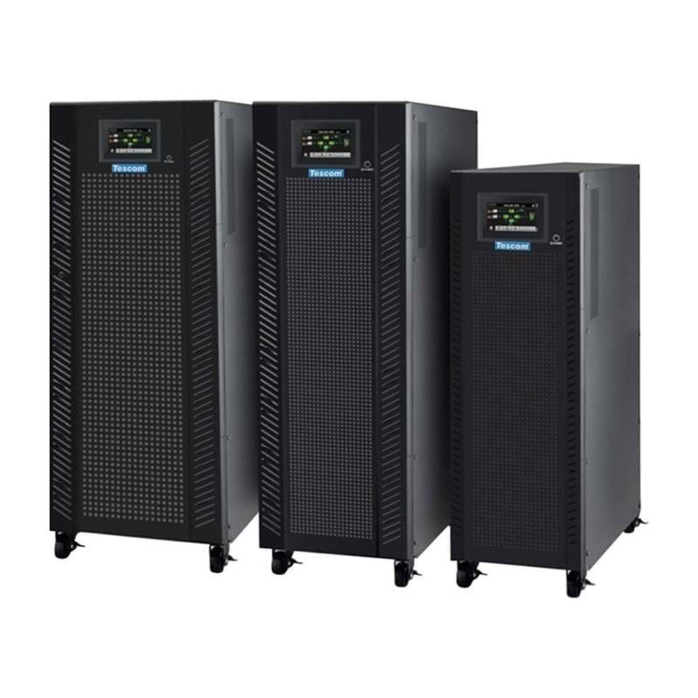 Tescom TEOS 320 20KVA 3F/3F (32X9AH) RS-232 6/15 DK LCD Online UPS (Trifaze)